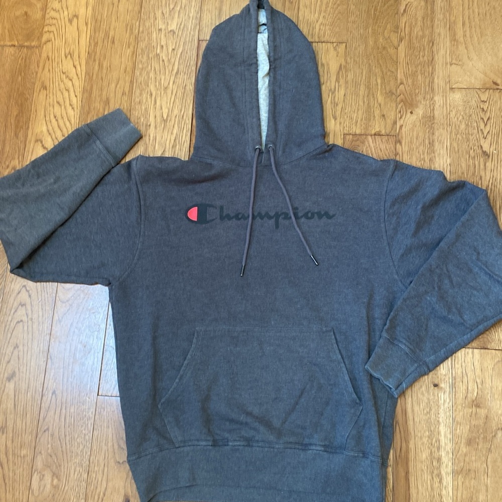 Men’s Champion Authentic Athleticwear Granite Heather Hoodie Medium